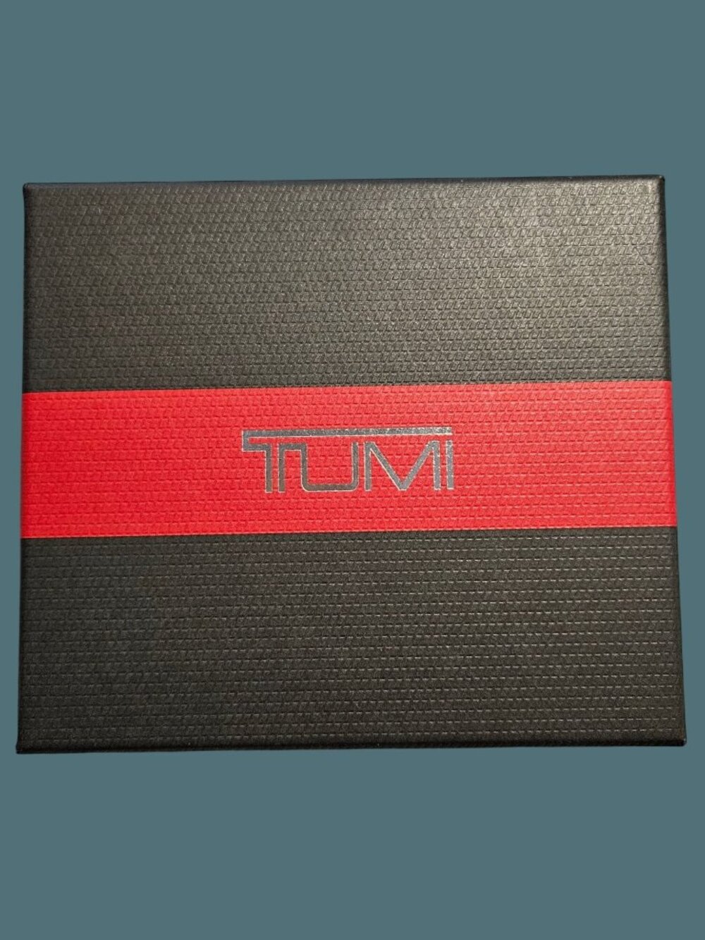 TUMI Black Leather Delta SLG GBL Center Flip Passcase Wallet